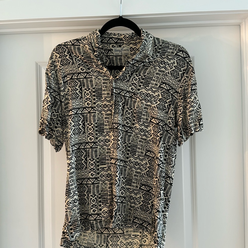 Men’s Small Kenny Flowers Hawaiian Shirt